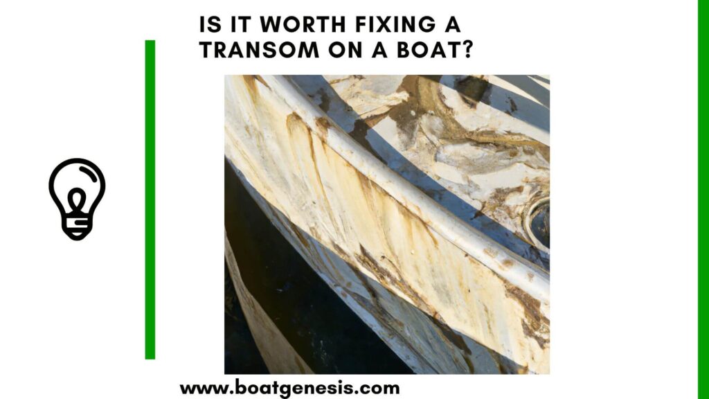 Is it worth fixing a transom on a boat - Featured image