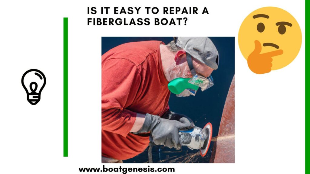 is it easy to repair a fiberglass boat - Featured image