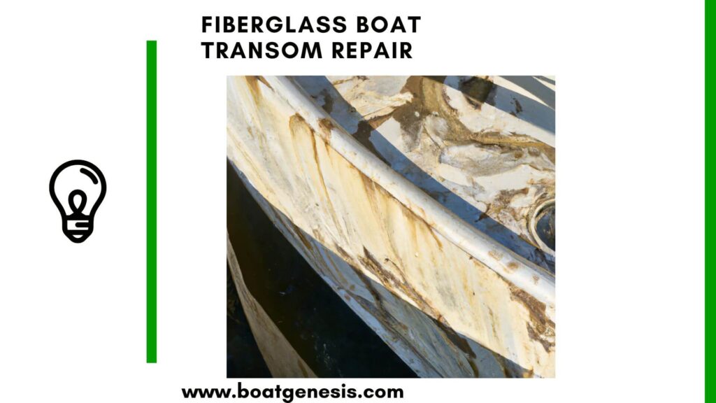Fiberglass boat transom repair - Featured image