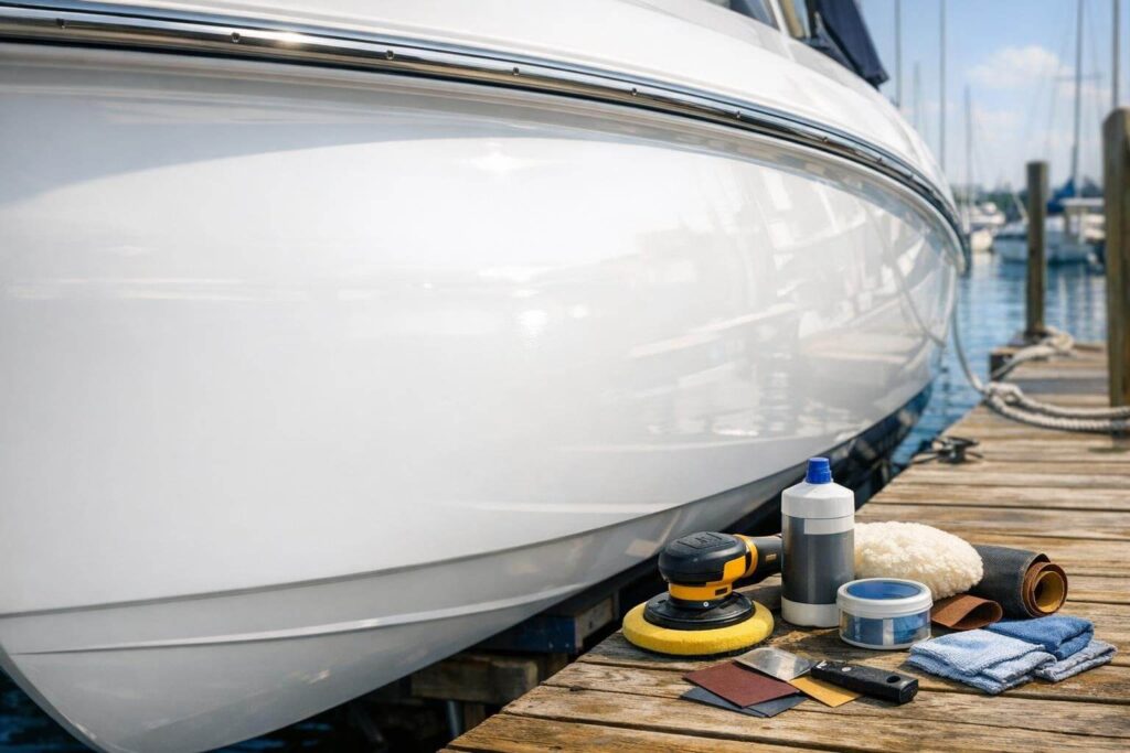 Finished Smooth Gelcoat Repair