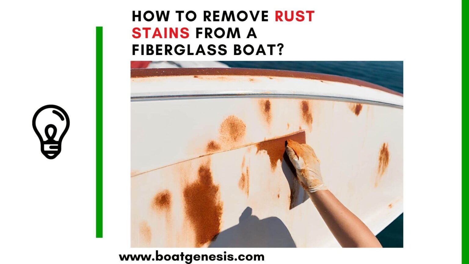 Removing Rust Stains From Fiberglass Boats Boat Genesis