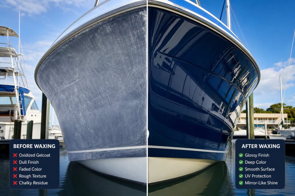 Before and After Waxing Comparison