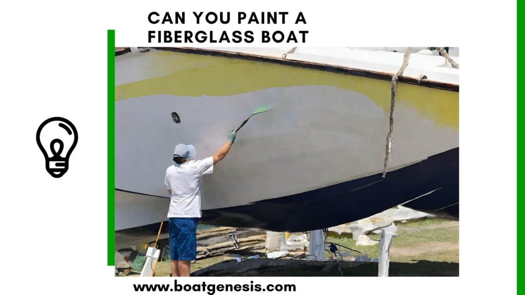 can you paint a fiberglass boat - featured image
