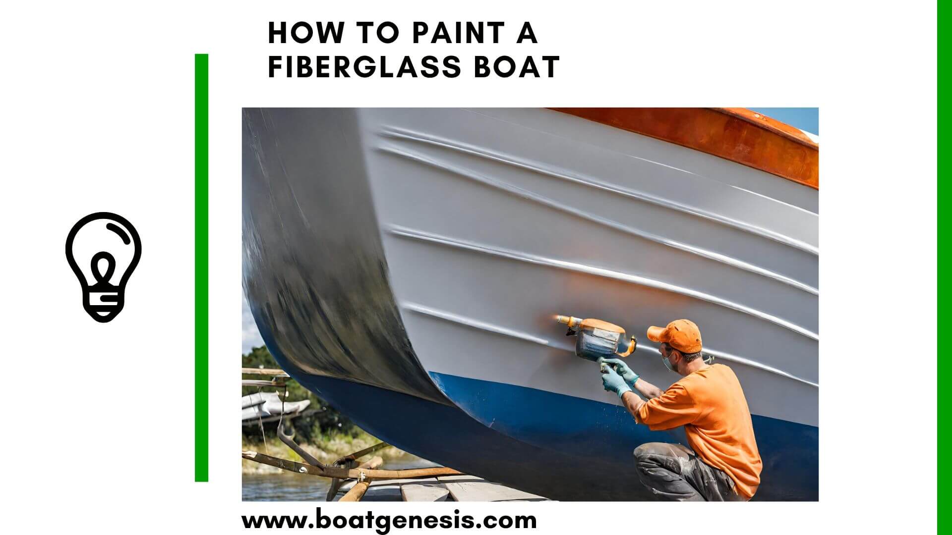 How To Paint A Fiberglass Boat? StepByStep Guide Boat Genesis