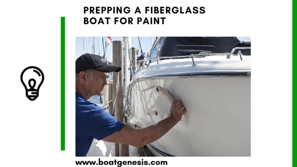 prepping a fiberglass boat for paint - Featured image