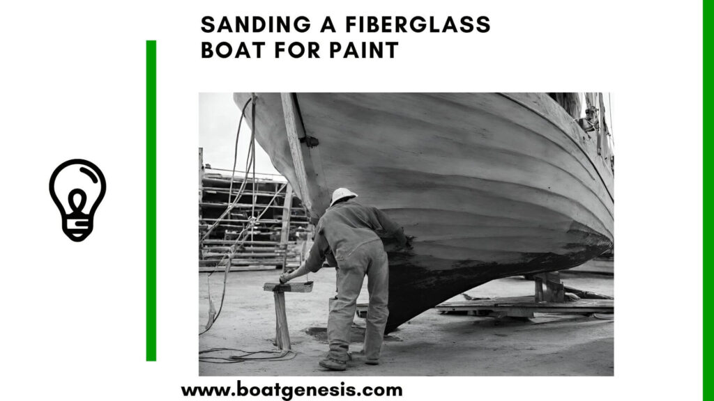 sanding fiberglass boat for paint - Featured image