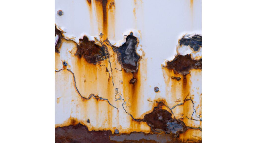 environmental impact on fiberglass boats - corrosion damage on a boat
