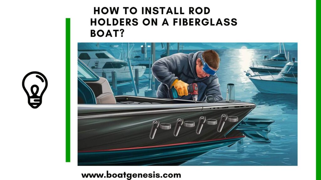 how to install rod holders on a fiberglass boat - featured image