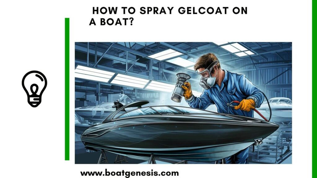how to spray gelcoat on a boat - featured image