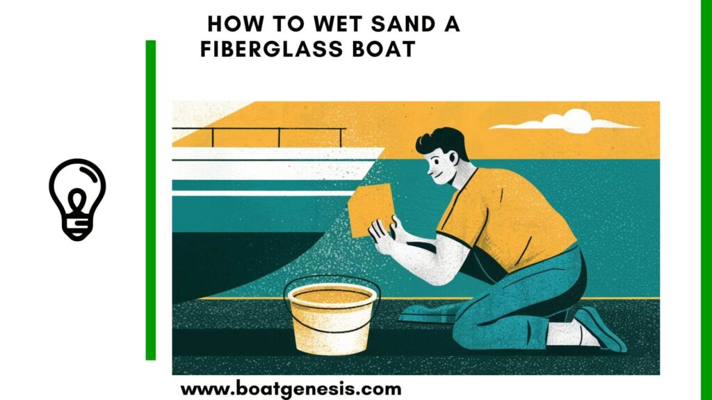how to wet sand a fiberglass boat - featured image