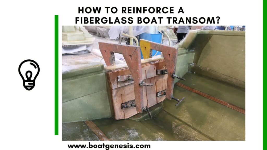 how to reinforce a fiberglass boat transom - featured image