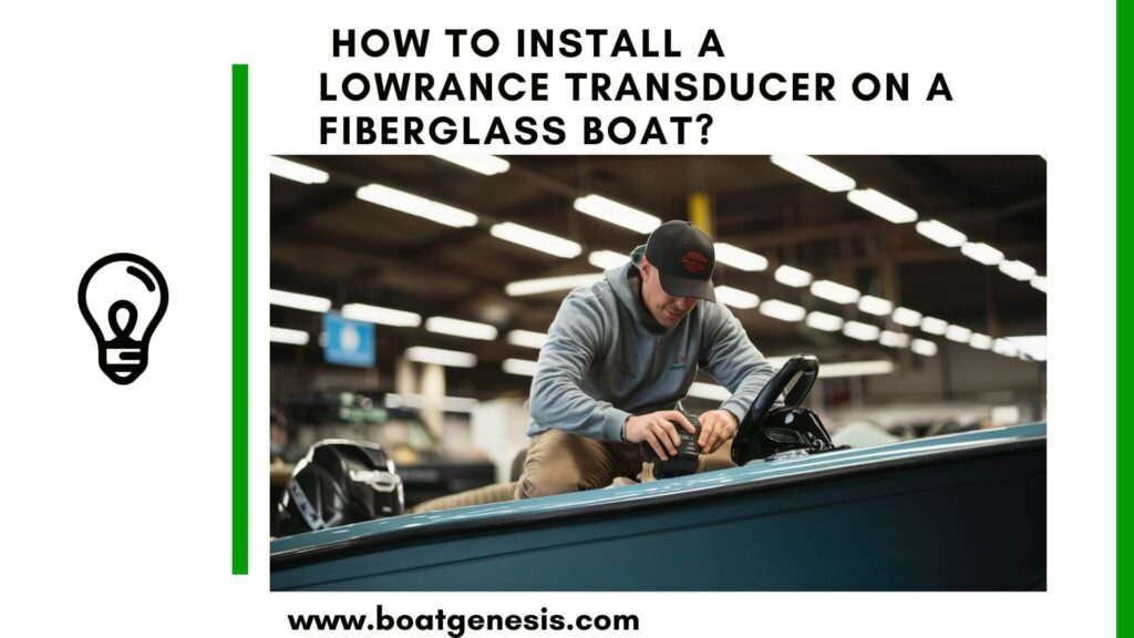 How to install a lowrance transducer on a fiberglass boat - featured image