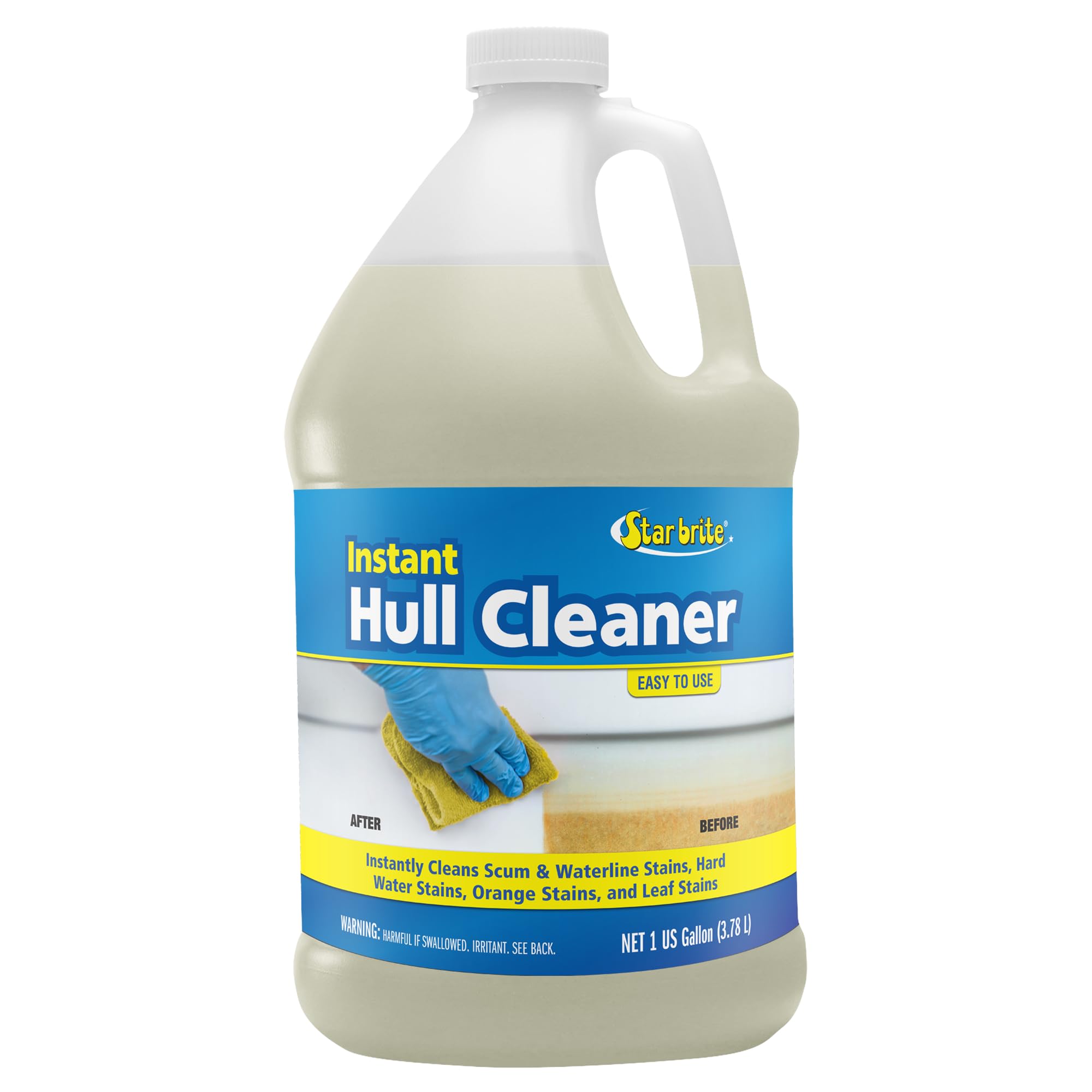 the Star brite instant hull cleaner