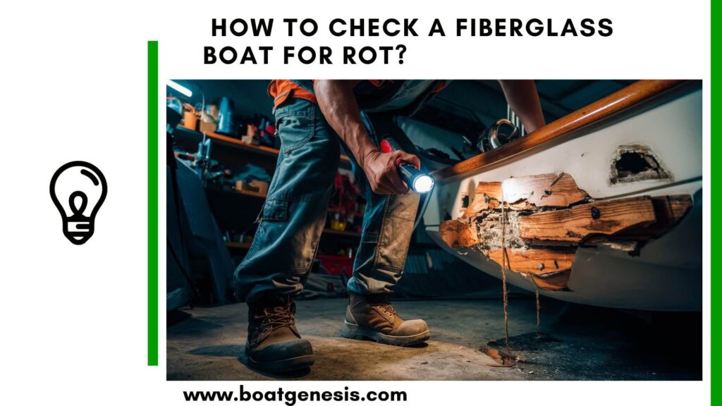 how to check a fiberglass boat for rot - featured image