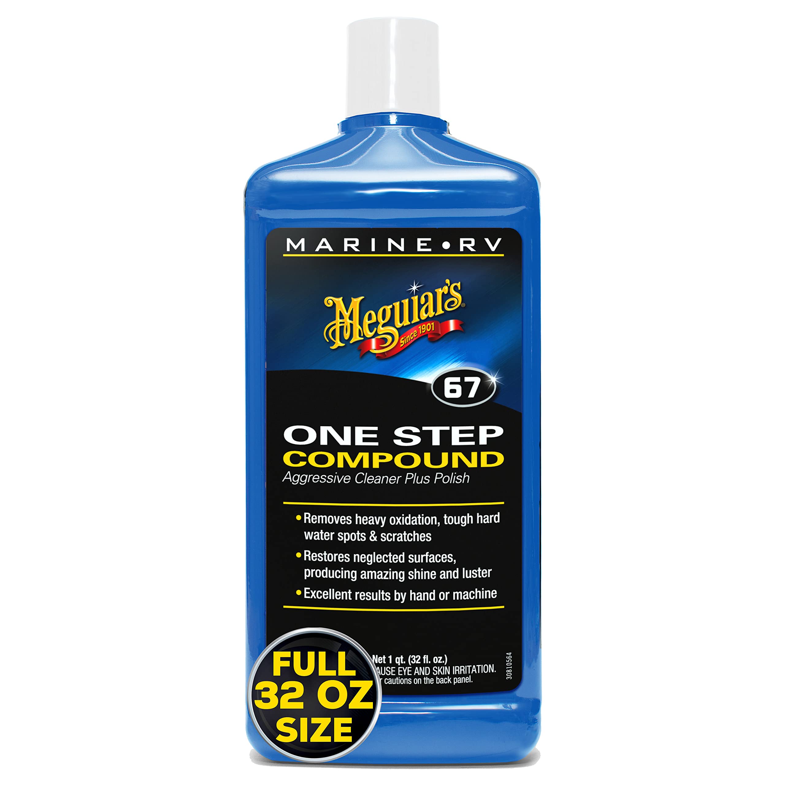 3rd best oxidation remover: Meguiar's one step compound