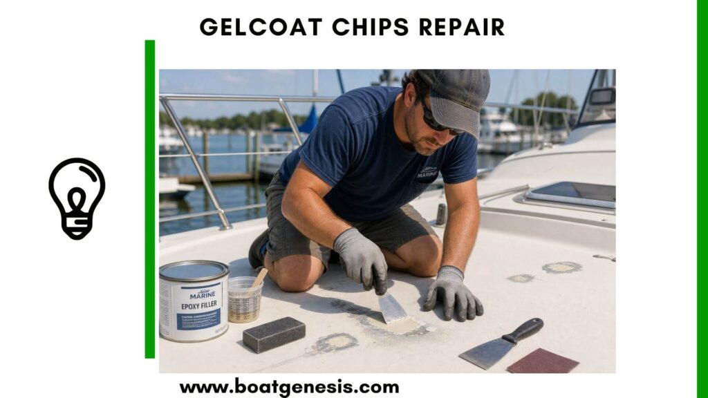 how to repair gelcoat chips without repainting the whole hull - featured image